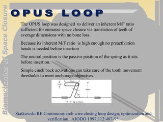 Biomechanics of Space Closure | PPT