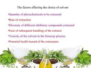 Application of medicinal plant and its extracts | PDF