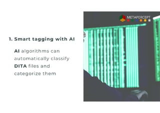 AI enablement in component content management system