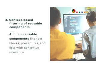 AI enablement in component content management system
