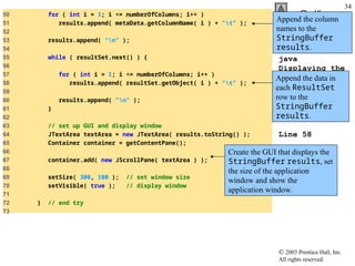 Database Handling Using JDBC: Introduction, Types of JDBC Drivers, | PPT