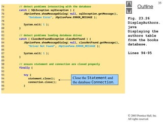 Database Handling Using JDBC: Introduction, Types of JDBC Drivers, | PPT