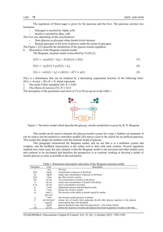 Regulation of glucose insulin metabolism using feedback linearization | PDF