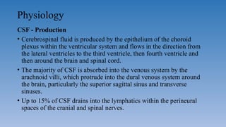 Comprehensive Overview of Cerebro-Spinal Fluid Imaging and ...