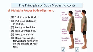 Comprehensive Guide to Proper Body Mechanics for Safe Physical Tasks | PPTX