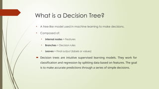 23-512(Decision Tree) machine learning ppt | PPTX