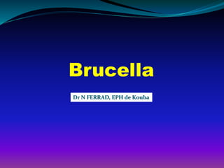 Brucella
Dr N FERRAD, EPH de Kouba
 