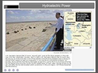 Head  Water must fall from a higher elevation to a lower one to release its stored energy.  The difference between these elevations is called head Dams: three categories high-head (800 or more feet) medium-head (100 to 800 feet) low-head (less than 100 feet)  Power is proportional to the product of  head x flow   Francis Turbine – Grand Coulee http://www.wapa.gov/crsp/info/harhydro.htm Some Additional Terminology 