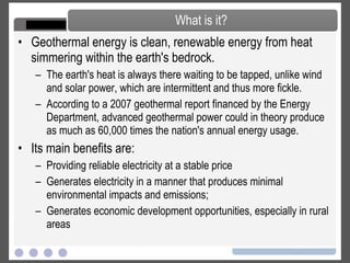 Concentrating Solar At Nevada Solar One near Las Vegas, oil piped down long rows of reflectors soaks up focused sunlight, becoming hot enough to make steam and run a 64-megawatt power plant. Utilities often favor such systems, also called solar thermal, over costlier PV. 