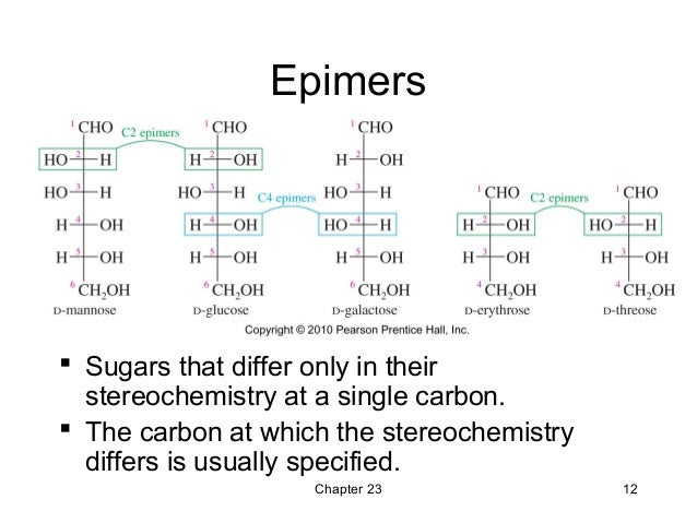 Image result for Are D threose and D erythrose diastereomers vs epimers