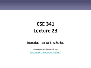 Basics of Javascript | PPT