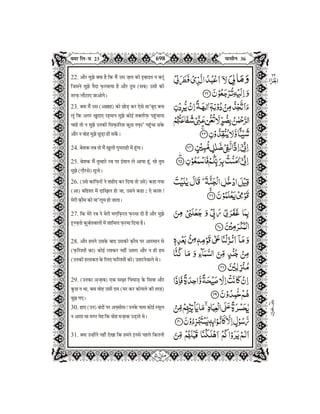 Quran in Hindi Part-24
