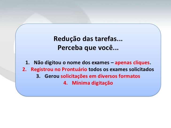 Solicitacao de exames