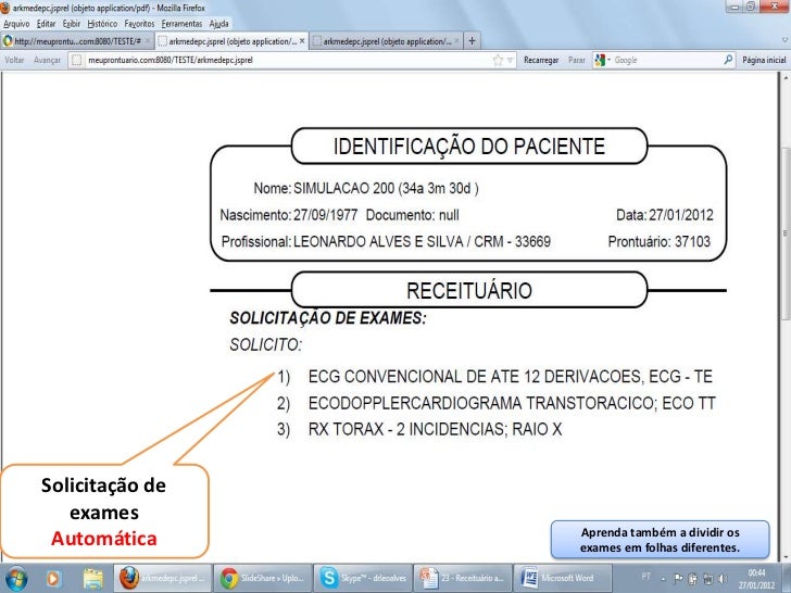 Padrao exames