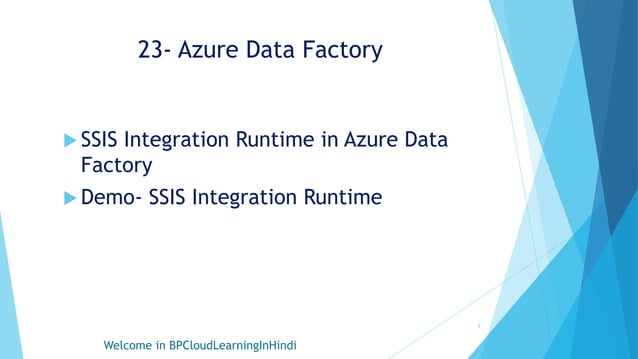 23- SSIS Integration Runtime in Azure Data Factory.pptx