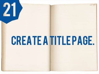 23 Step to Create Research Project
