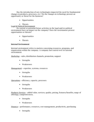 23. Strategic Planning Outline