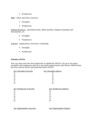23. Strategic Planning Outline