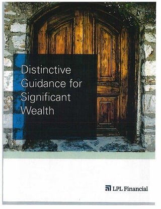 guidance for significant wealth