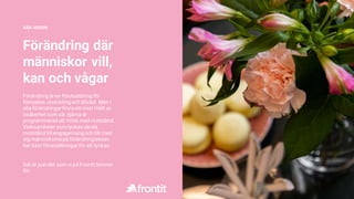 Frukostseminariet Tillitsbaserad projektledning i Örebro