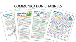 COMMUNICATION CHANNELS
 