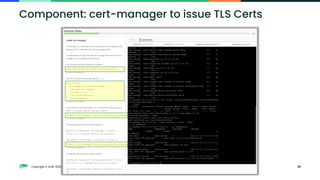 Copyright © SUSE 2023 35
Component: cert-manager to issue TLS Certs
 