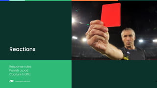 Copyright © SUSE 2023
Copyright © SUSE 2022
Response rules
Punish a pod
Capture traffic
Reactions
74
 