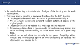 NS-CUK Seminar: V.T.Hoang, Review on "DropEdge: Towards Deep Graph ...