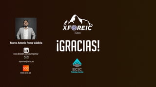 ¡GRACIAS!
Marco Antonio Poma Valdivia
www.linkedin.com/in/mpoma/
mpomav@scio.pe
www.scio.pe
 