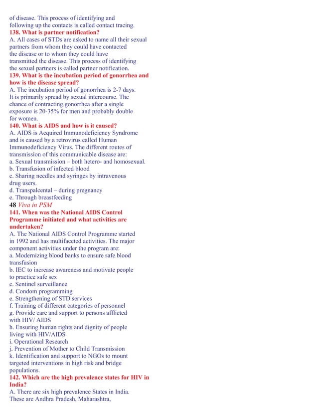 Public Health Questions and Answers for Students