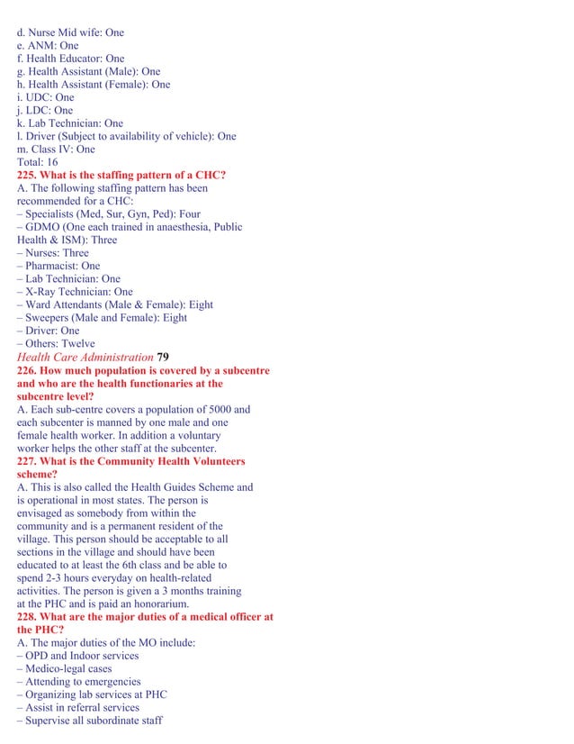 Public Health Questions and Answers for Students