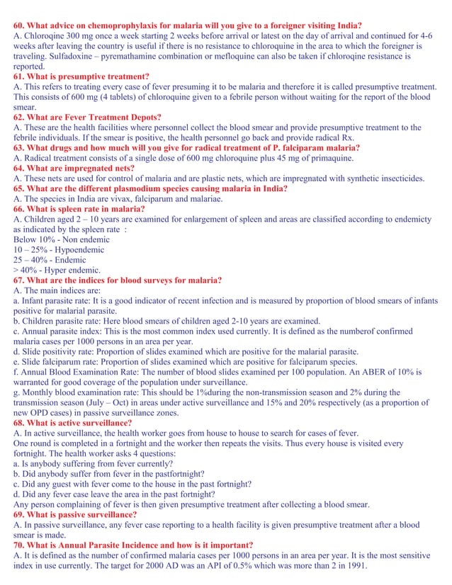 Public Health Questions and Answers for Students