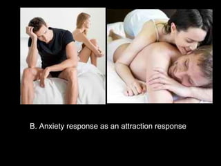 B. Anxiety response as an attraction response
 