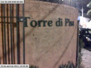 S22 36.248 W48 48.400
23 de abril de 2011, 19:59:38