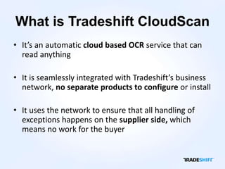 Tradeshift CFO in the cloud