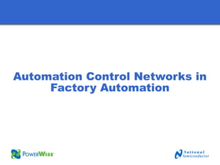 power point of automation overview in Factory | PPT