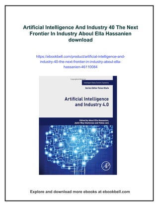 Artificial Intelligence And Industry 40 The Next Frontier In Industry ...
