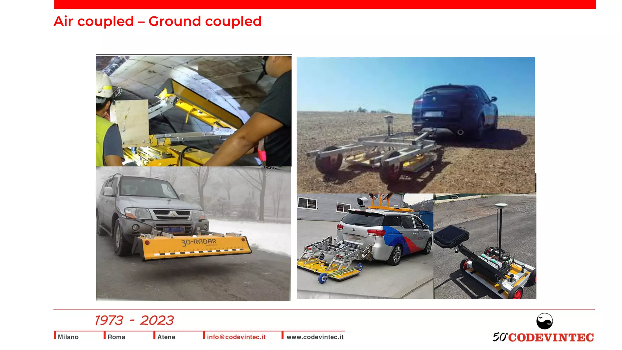 Air coupled – Ground coupled
 