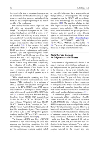 Multidisciplinary Management Of Head And Neck Cancer Ravi A Chandra | PDF