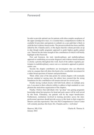 Multidisciplinary Management Of Head And Neck Cancer Ravi A Chandra | PDF