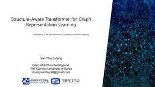 Van Thuy Hoang
Dept. of Artificial Intelligence,
The Catholic University of Korea
hoangvanthuy90@gmail.com
Proceedings of the 39th International Conference on Machine Learning
 