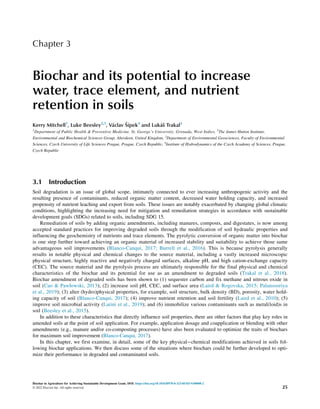 Biochar In Agriculture For Achieving Sustainable Development Goals ...