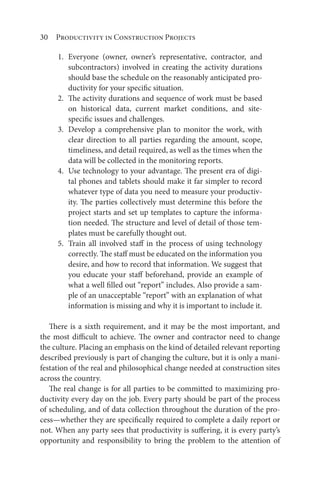 Productivity In Construction Projects Ted Trauner Christopher K Kay | PDF