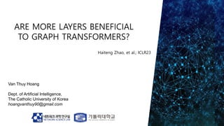 Van Thuy Hoang
Dept. of Artificial Intelligence,
The Catholic University of Korea
hoangvanthuy90@gmail.com
Haiteng Zhao, e...