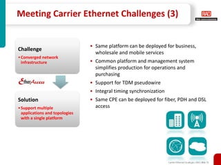 23077 Carrier Ethernet Trends Challenges Ppt