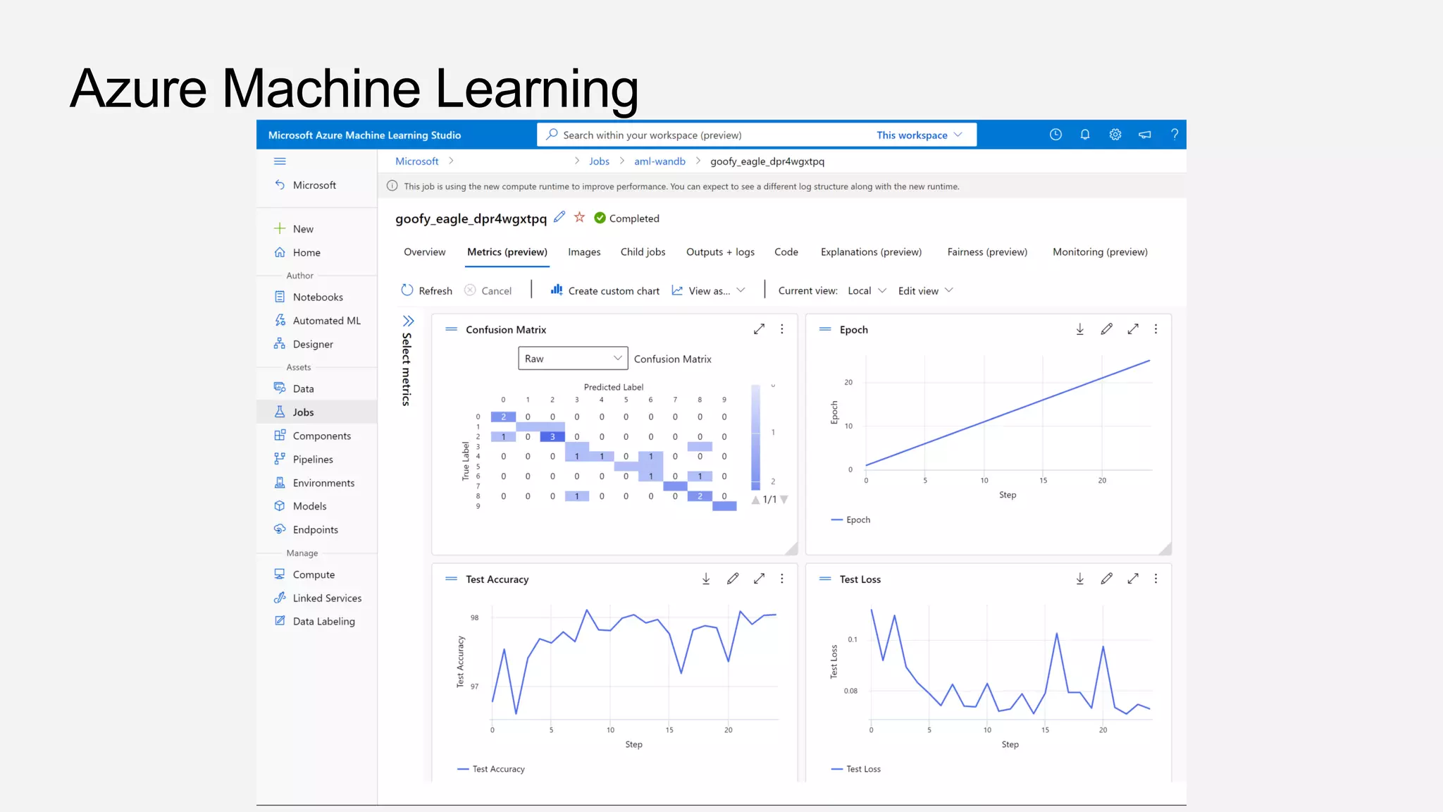 Azure Machine Learning
 