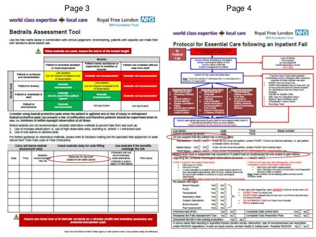 falls collaborative case studies bed rail assessment form