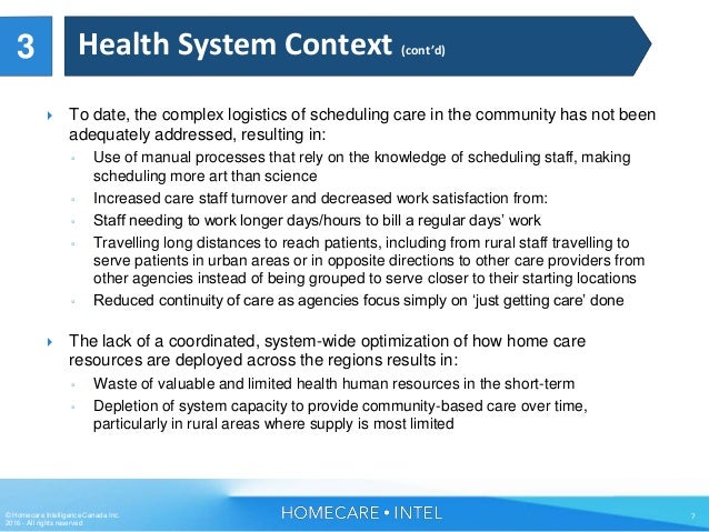 A home care scheduling model for human resources A home care scheduling model for human resources