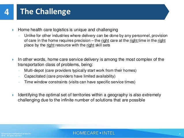 A home care scheduling model for human resources A home care scheduling model for human resources