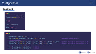 8
2. Algorithm
Impliment
 